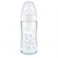 Продукт NUK First Choice - стъклено шише Temperature Control 240мл. със силиконов биберон за хранене 0-6мес. - 3 - BG Hlapeta